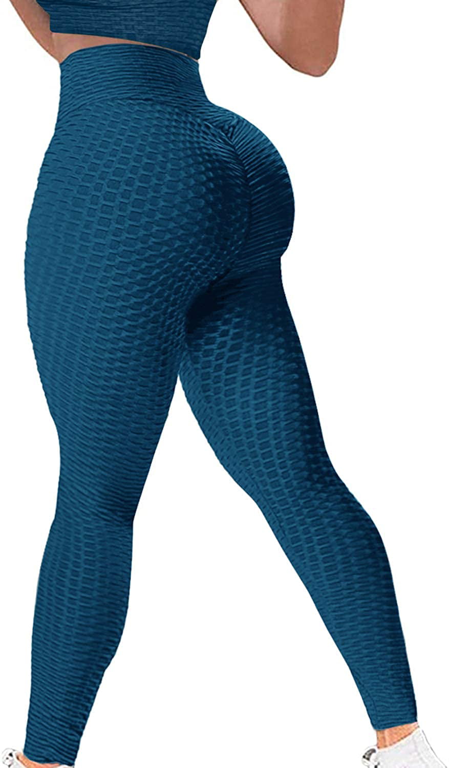 Shascullfites Butt Lifting Leggings Active Spandex Blue Leggings Bum Shape  Anti Cellulite Workout Leggin Gym And