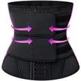 thumbnail image 1 of COMFREE Women's Sauna Waist Trainer Sweat Belt Compression Trimmer Workout Fitness Shapewear, 1 of 7