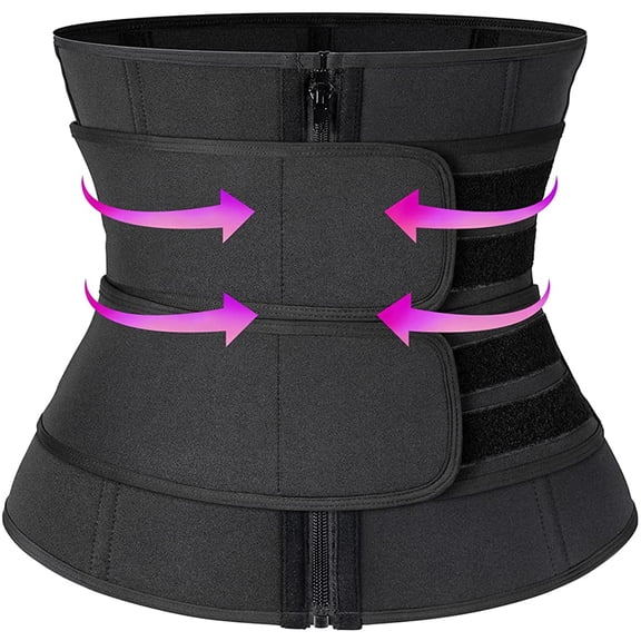 COMFREE Women's Sauna Waist Trainer Sweat Belt Compression Trimmer Workout Fitness Shapewear
