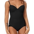 thumbnail image 1 of COMFREE Women's Waist Trainer Bodysuit Full Body Shaper Tummy Control Faja Compression Slim Corset Shapewear Girdles, 1 of 7