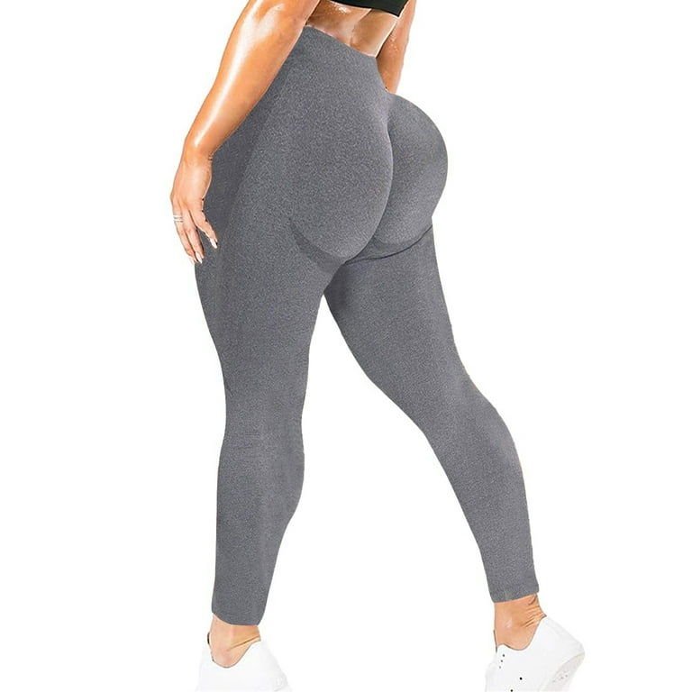 COMFREE Womens High Waist Seamless Leggings Workout Compression Vital Yoga  Pants Stretch Gym Butt Lift Tummy Control Tights 