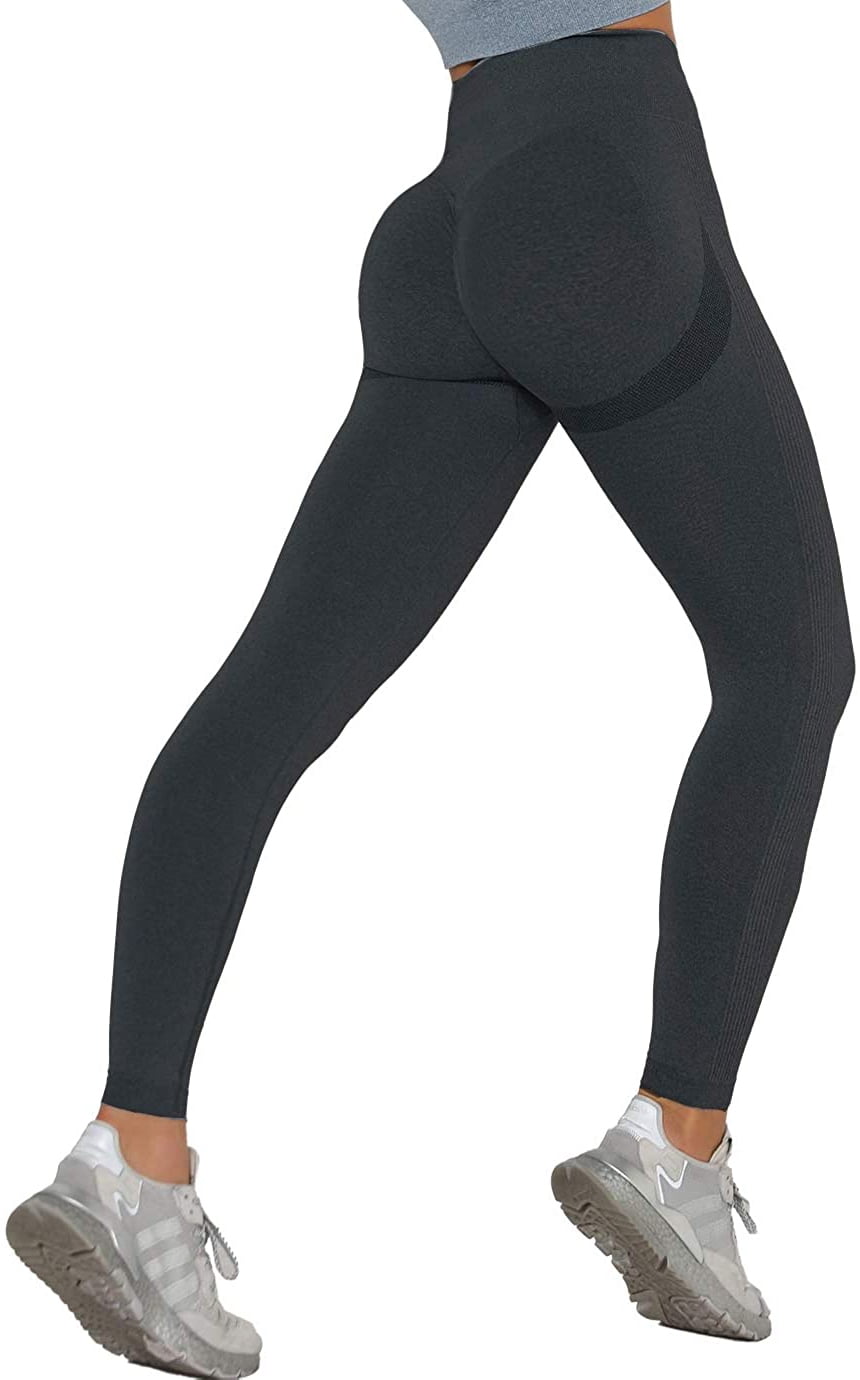 COMFREE Womens Seamless Leggings High Waisted Workout Tight Leggings Gym  Yoga Pants Tummy Control Sports Compression