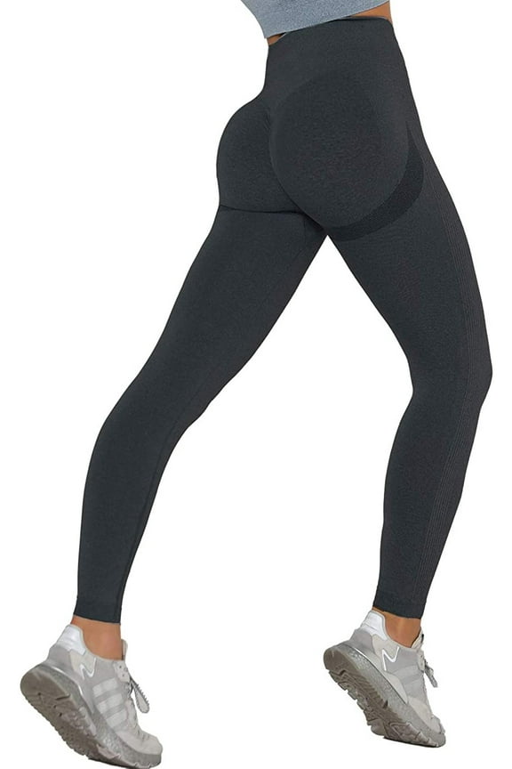 Womens Seamless Leggings High Waisted Workout Tight Leggings Gym Yoga Pants Tummy Control Sports Compression