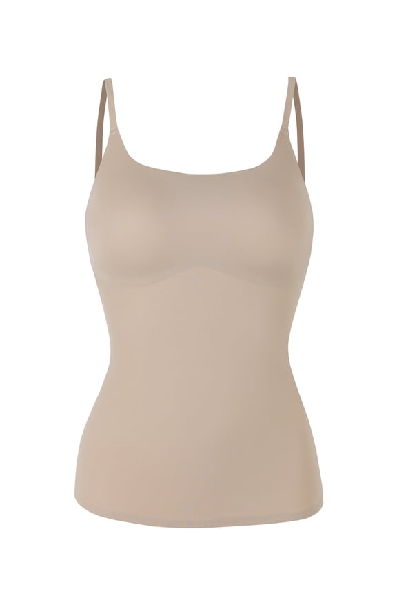 Womens Tummy Control Shapewear Tank Tops Seamless U-shaped Neck Compression Tank Tops Body Shaper Camisole