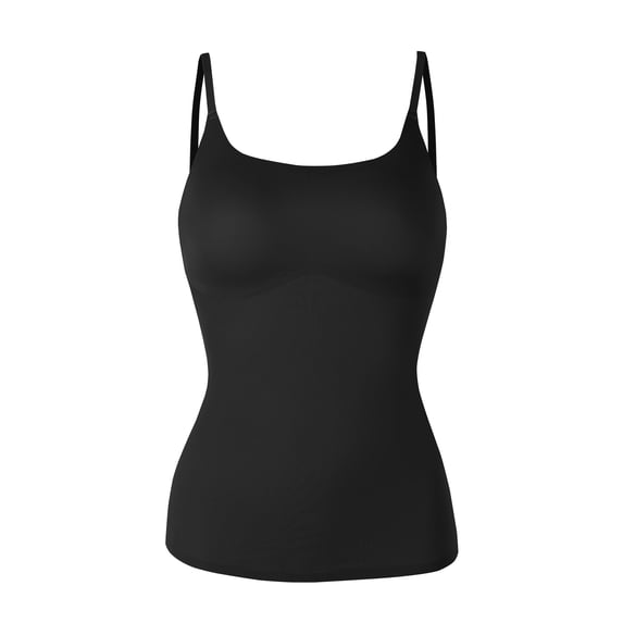COMFREE Womens Tummy Control Shapewear Tank Tops Seamless U-shaped Neck Compression Tank Tops Body Shaper Camisole