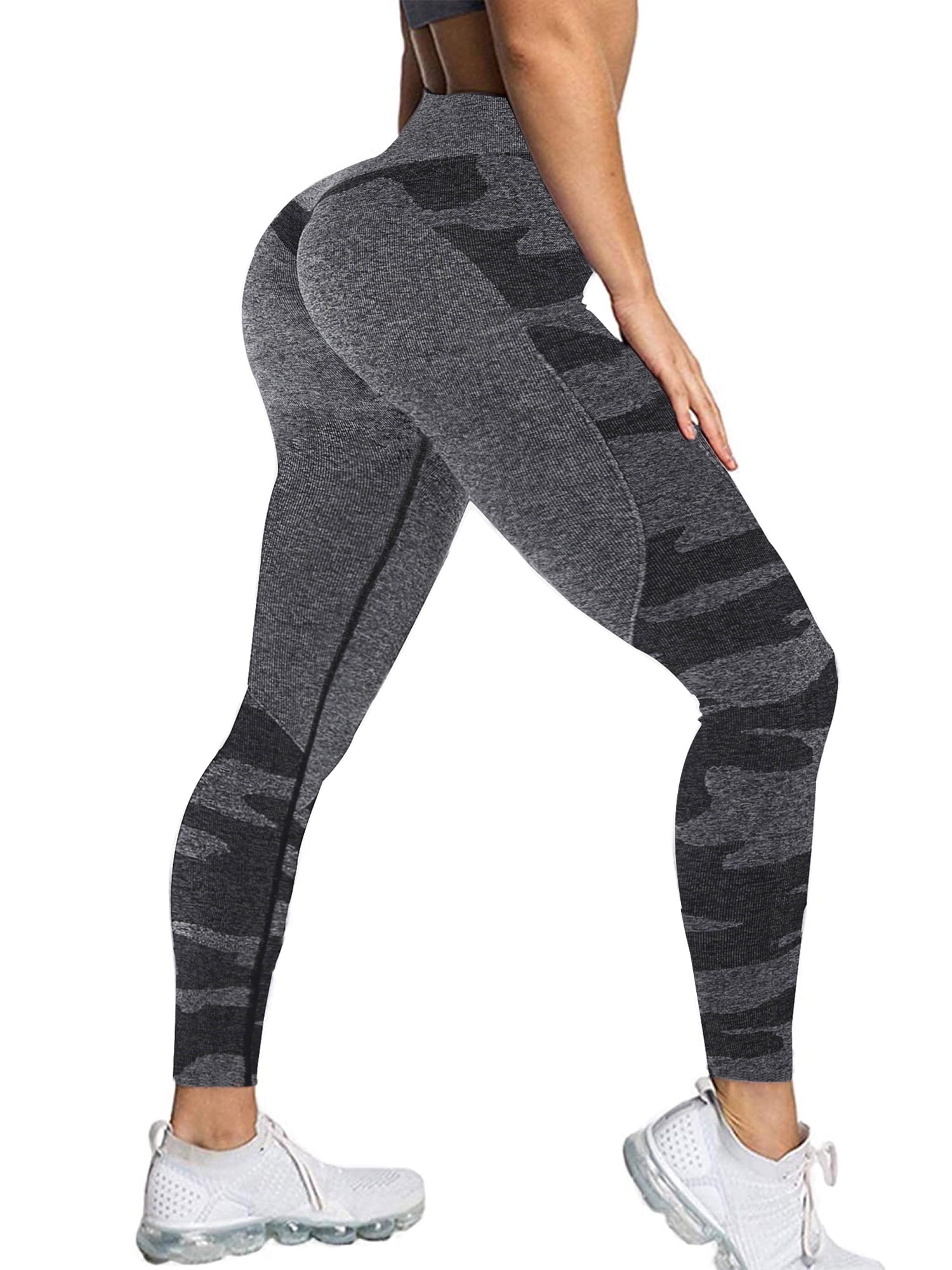 COMFREE Womens Yoga Pants Seamless High Waist Butt Lifting Squat