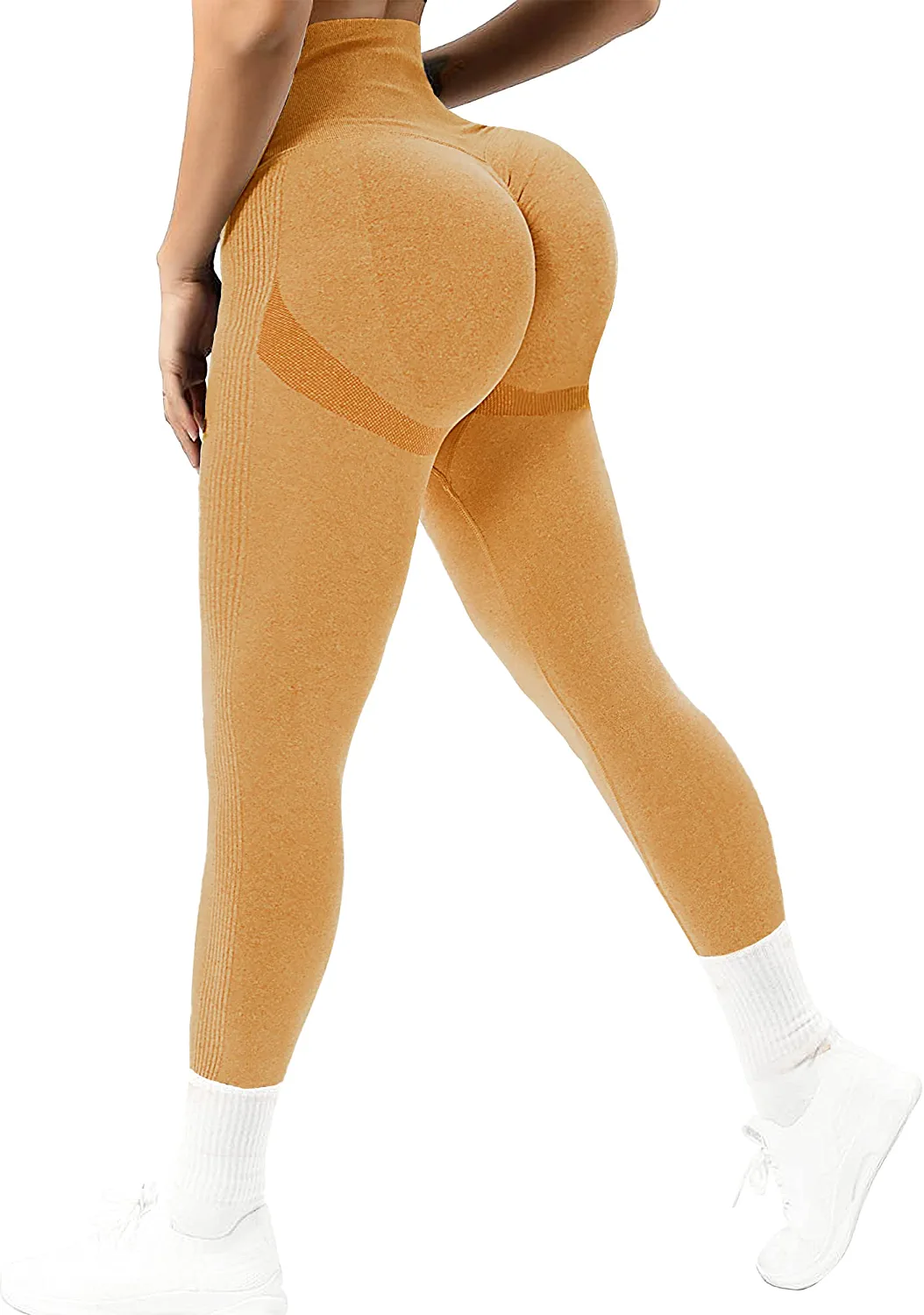 LSLJS Women's Tights Womens High Waist Yoga Pants Tummy Control Slimming  Booty Leggings Workout Running Butt Lift Tights With Pockets on Clearance