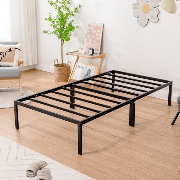 COMHOMA 14 Inches Under Bed Storage Standard Bed Frame, Twin