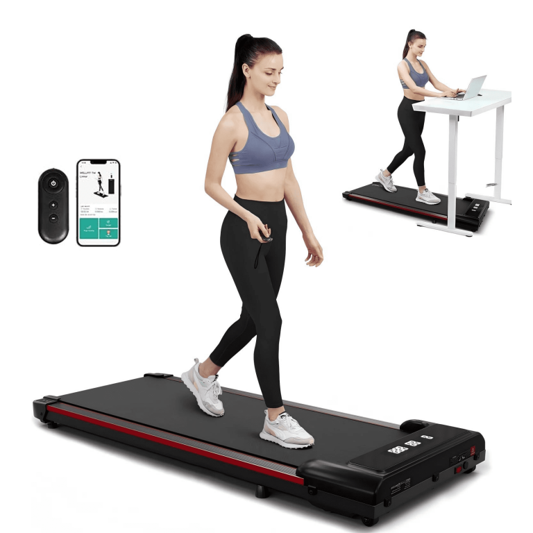 YZRUN Incline Treadmill Walking Pad With Handle Bar, 360lbs Capacity 3hps Portable Treadmill For Home Office Under Desk Jogging Compact Treadmill ,LED Display Remote Control Wtih APP Link 🖇️🔗🖇️🔗 In Comment #ad