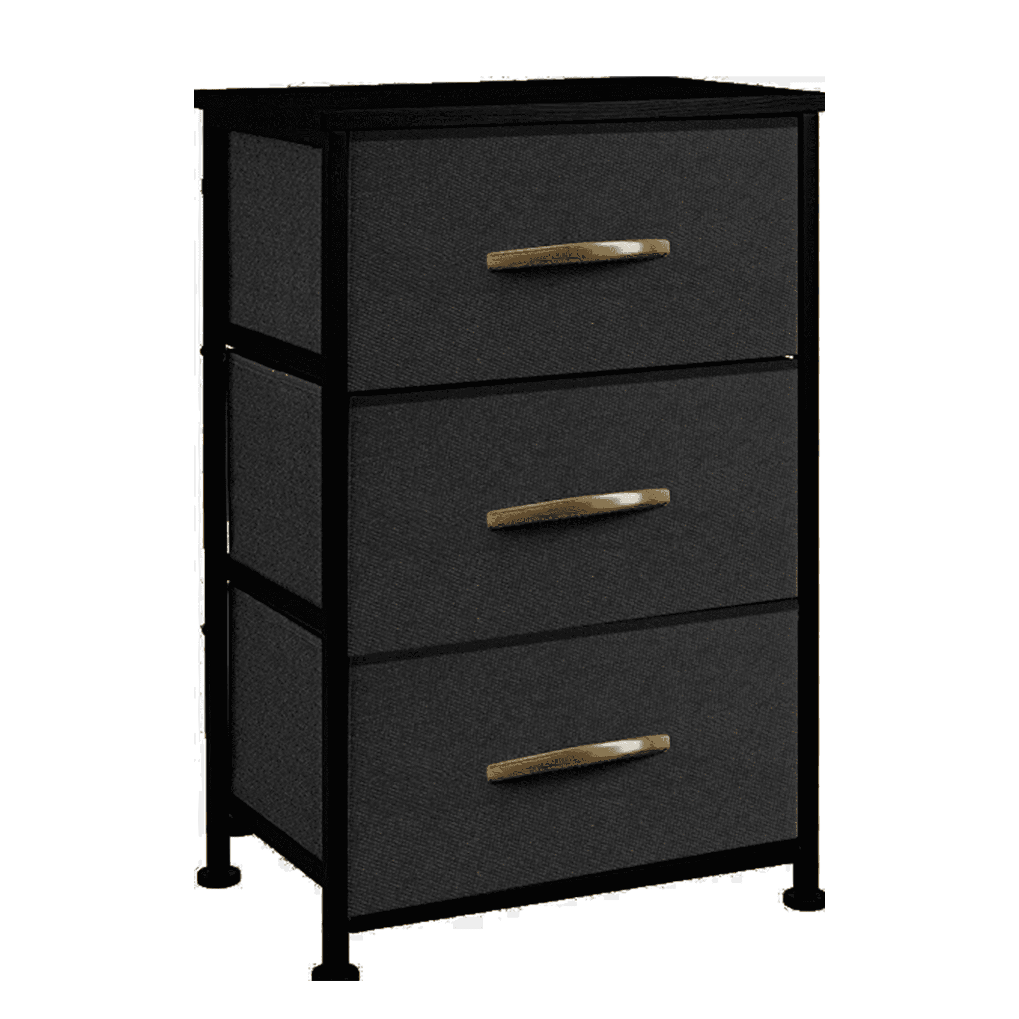 COMHOMA 3 Drawer Fabric Dresser for Closets, Bedrooms, Dorm Rooms