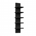 thumbnail image 1 of COMHOMA 5 Tier Wall Shelf Unit, Black Floating Wall Shelves, Vertical Wall Organizer for Bedroom, Living Room & Home Decor, 1 of 7