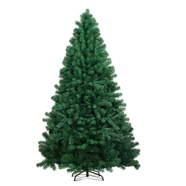 COMHOMA 6.5ft Pine Artificial Holiday Christmas Tree with 1,000 Branch Tips, Party Decoration Tree with Foldable Design, Christmas Pine Tree for Home, Office
