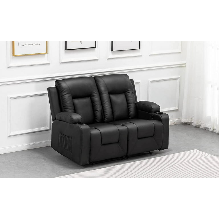 Black discount recliner lounge