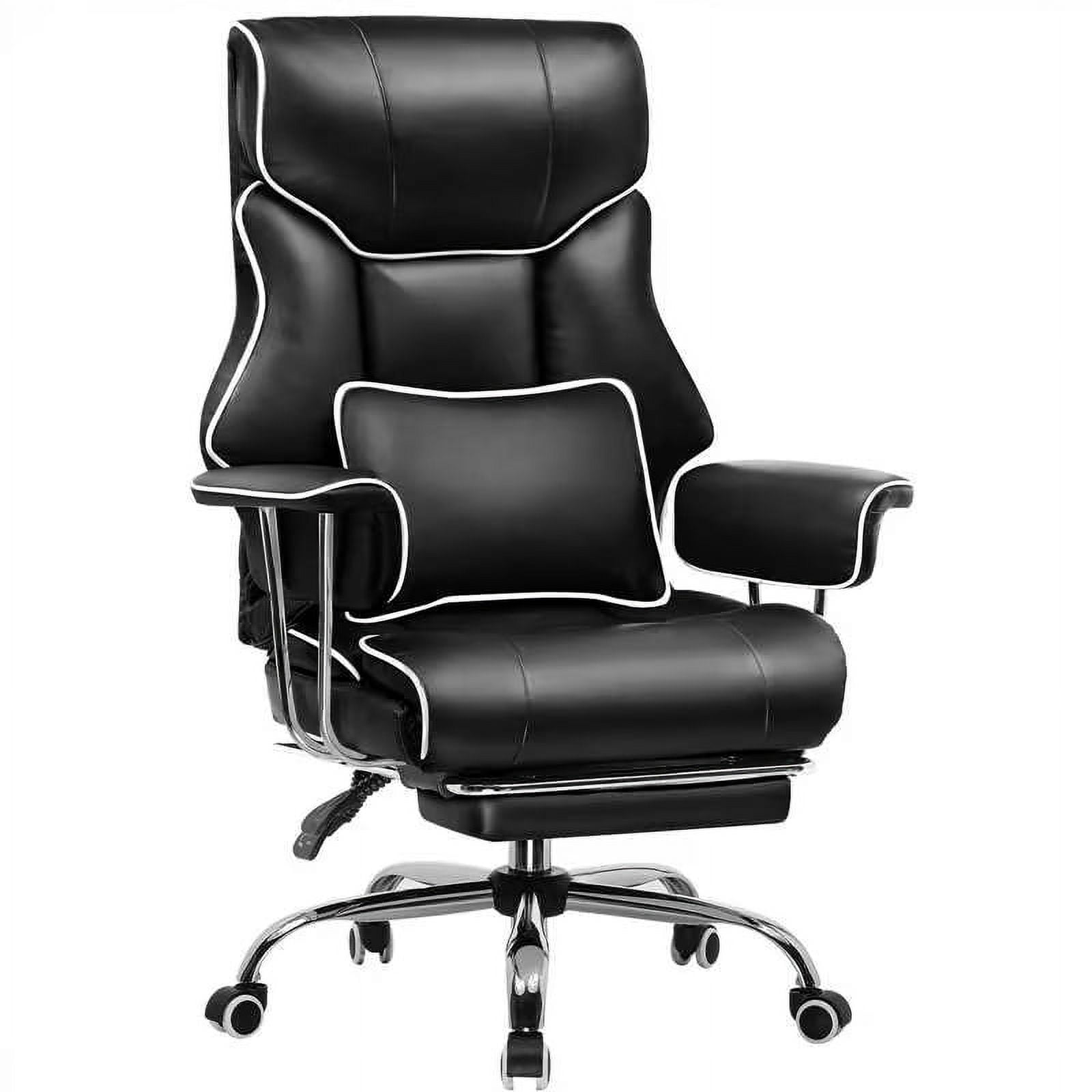 COMHOMA Office Chair High Back Executive Chair Big PU Leather Computer