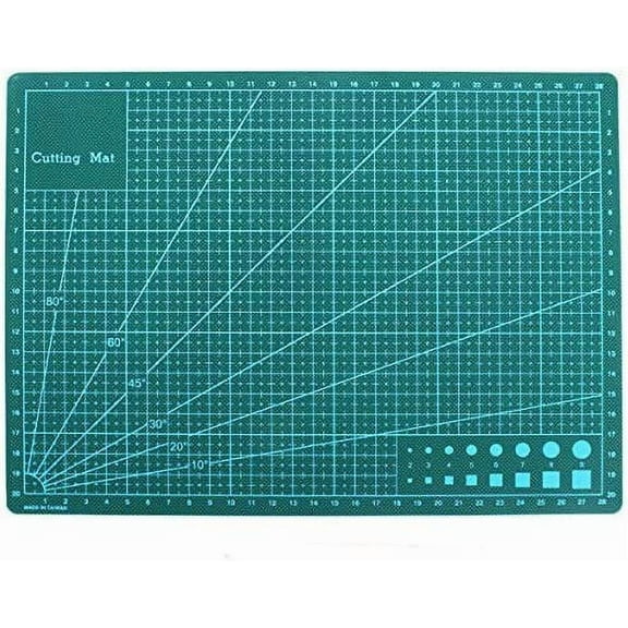 COMIART A4 Self Healing Cutting Mat PVC Double Sided Engraving Board 3mm Thickness 11.81"x8.66"x0.12"