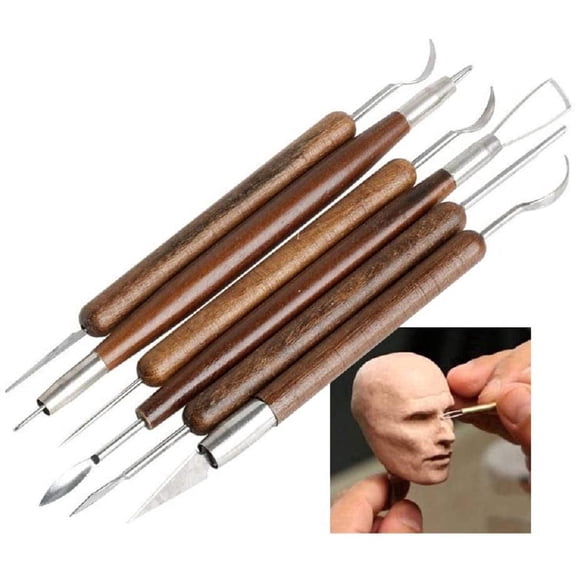 COMIART Clay Sculpture Chisels 6 Pieces