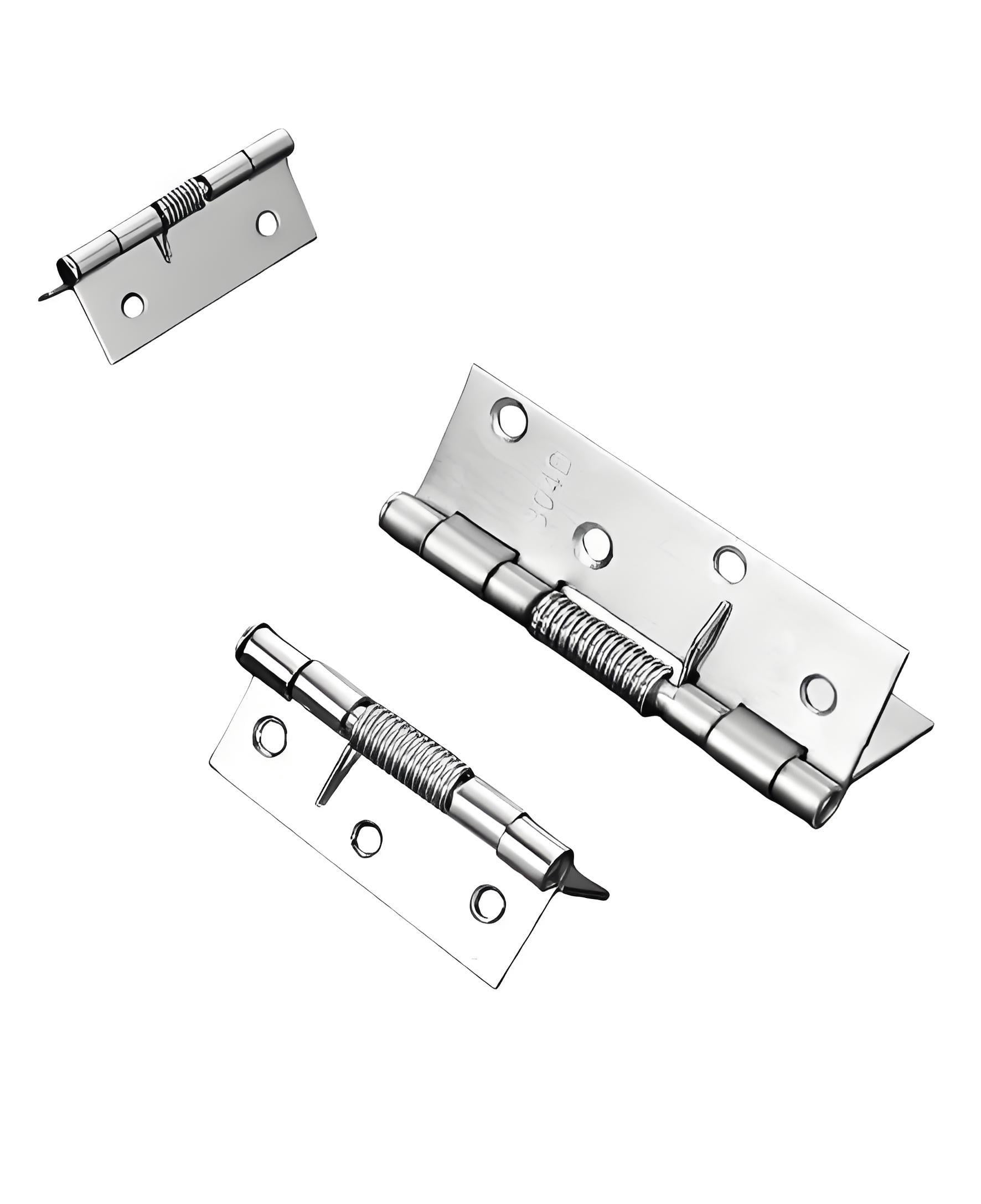 COMIART Stainless Steel Spring Hinge Door Closer – Thickened Automatic ...
