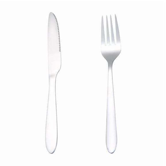 COMIART Stainless - Steel Tableware Knife and Fork Set: Steak Knives and Forks, Western - style Cutlery, Restaurant and Hotel Gift Sets