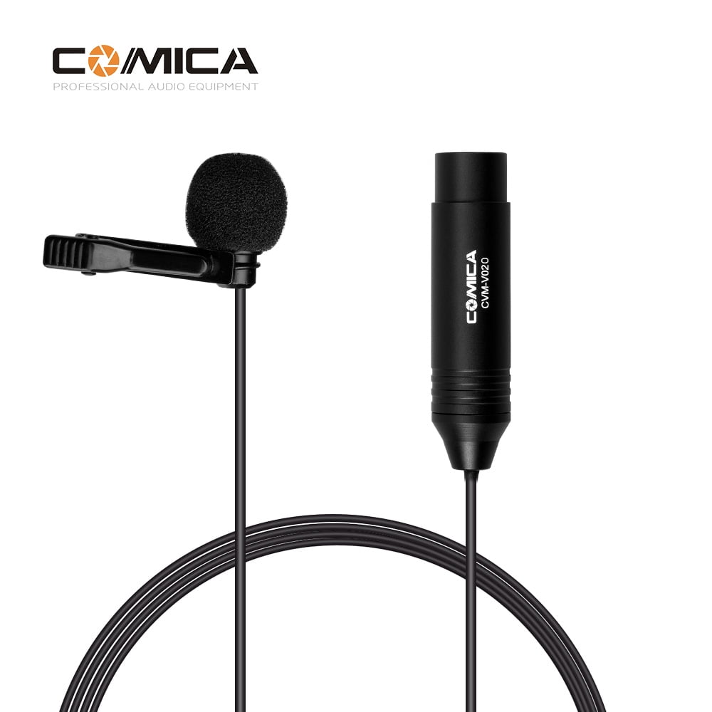 COMICA Microphone,Compatible With Video Condenser Mic Condenser Mic Xlr Compatible With Xlr 48v Lavalier Mic Xlr 48v Cvm-v02o Dsfen Eryue Cvm-v02o