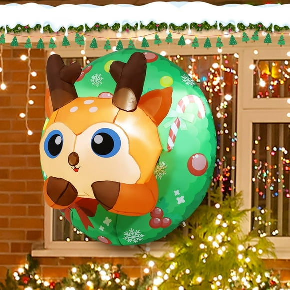 Reindeer Outdoor Decorations Inflatable