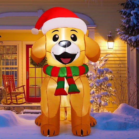 Christmas Inflatable Outdoor Dog