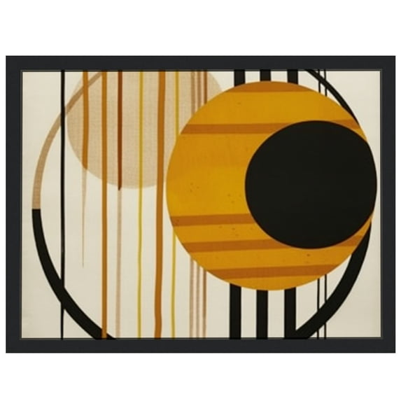 COMIO 16x12in / 20x16in Canvas Wall Art Arts Earth Natural Boho Contemporary with Black Frame 16x12in