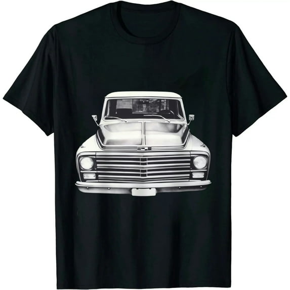 COMIO 1967 C10 Pickup Truck Front Grill View Silhouette T Shirt