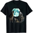 thumbnail image 1 of COMIO 3 Wolf Moon Howling Wolf Head Funny Wolves For Men, Women T-Shirt, 1 of 3