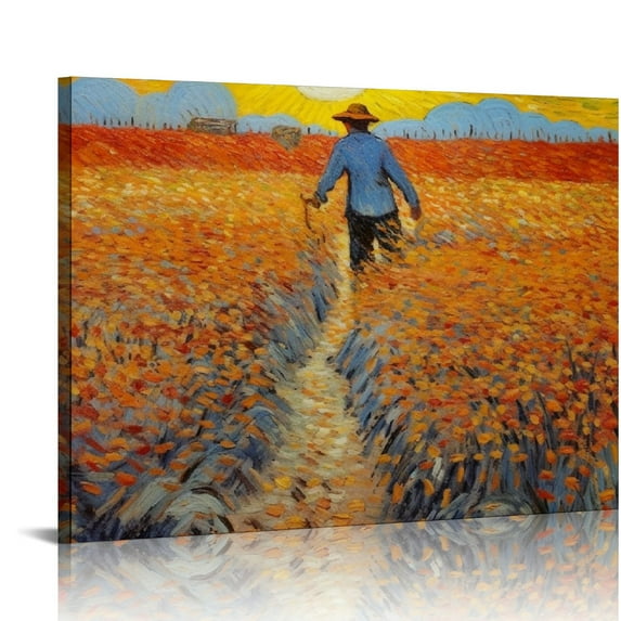 COMIO A&amp;T ARTWORK The World Classic Art Reproductions, Giclee Canvas Prints Wall Art for Home Decor