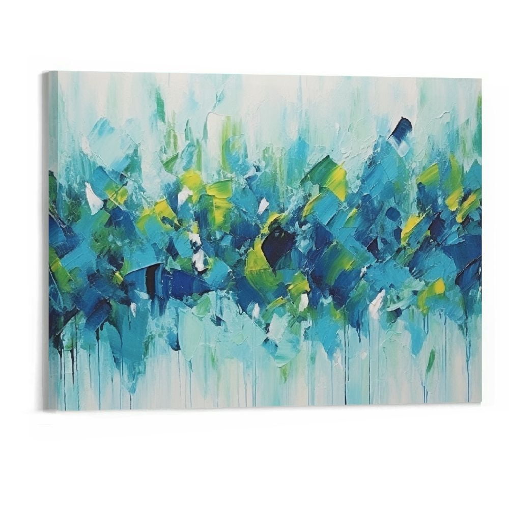 COMIO Abstract Canvas Wall Art Textured 3D Art Hand Painted Oil