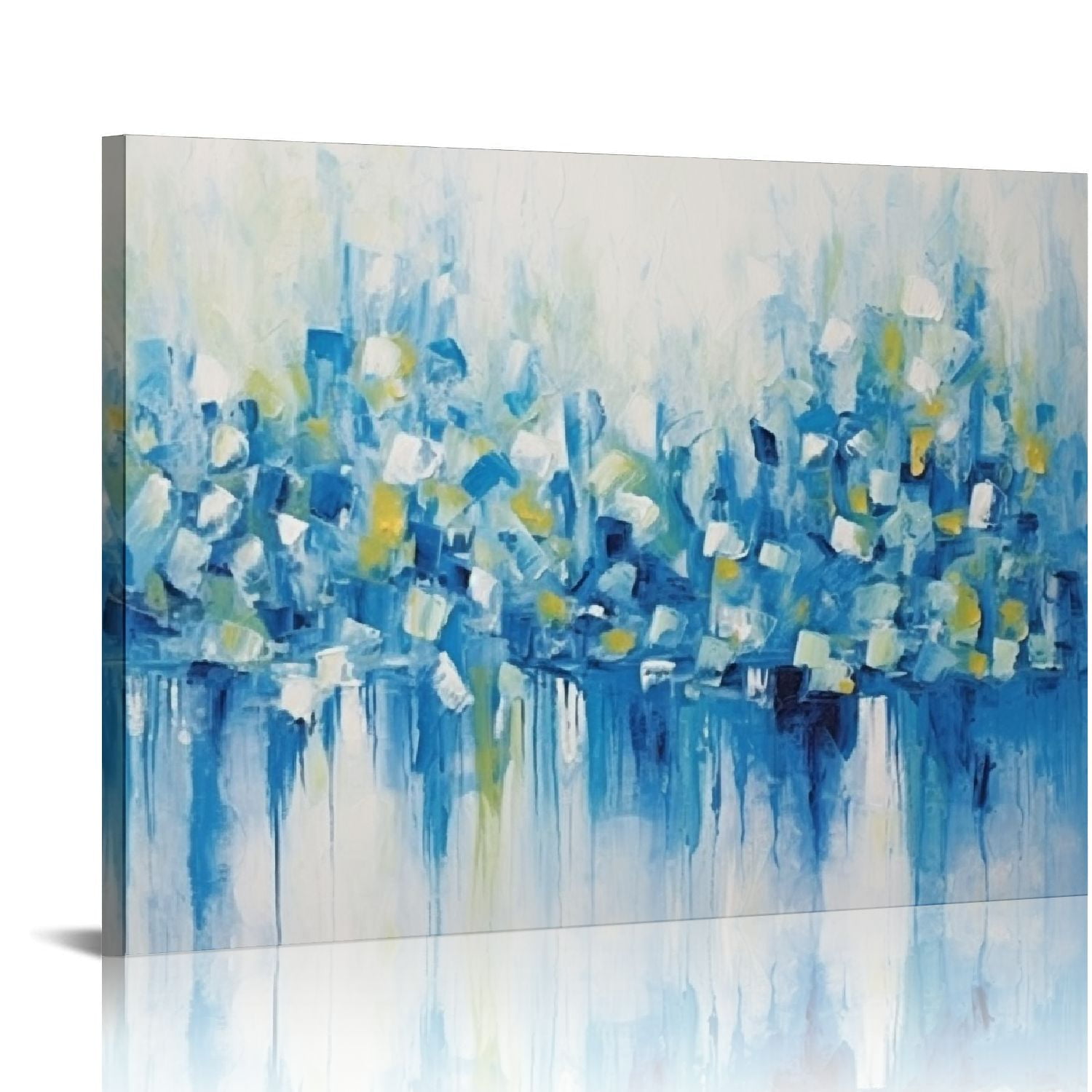 COMIO Abstract Canvas Wall Art Textured 3D Art Hand Painted Oil
