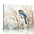 thumbnail image 1 of COMIO Abstract Picture Bird Wall Art: Animal Birds on Reed Watercolor Artwork Prints on Canvas for Bedroom, 1 of 4