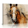thumbnail image 1 of COMIO  Abstract Wall Art, Horse Canvas Pictures, Watercolor Painting Prints, Modern Abstract Animal, Vintage Canvas Artwork, Rustic Contemporary Wall Art, 1 of 4