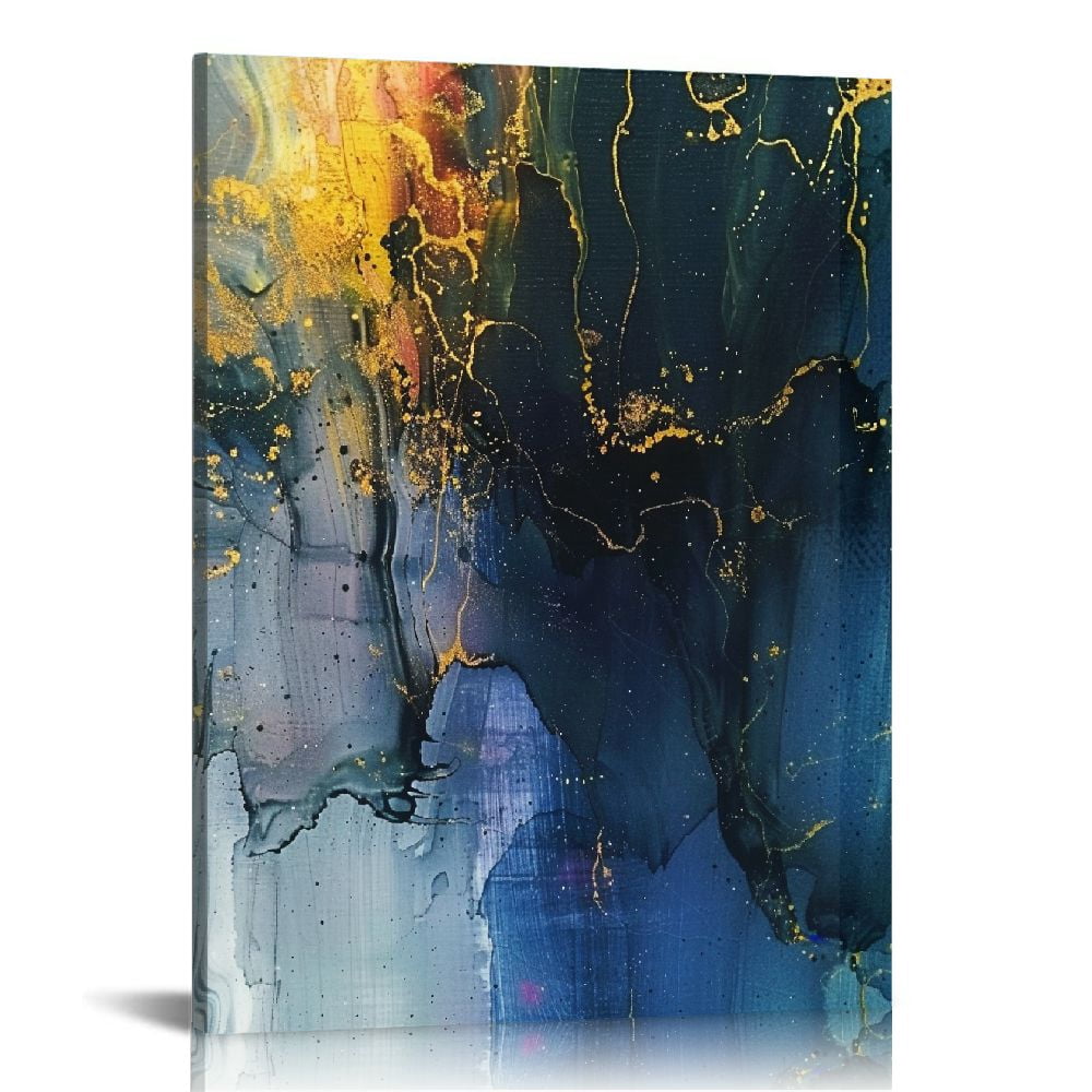 MLJA Abstract Wall Decor for Living Room Bedroom Wall Art Abstract Ink ...