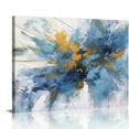 thumbnail image 1 of COMIO Abstract Wall Living Room Art Navy Blue Canvas Wall Art Abstract Wall Decoration Abstract Art Painting Modern Art Bedroom Bathroom Kitchen Office Decoration Wall, 1 of 4