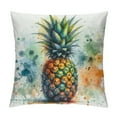thumbnail image 1 of COMIO Abstract Watercolor Pineapple Throw Pillow Covers Decorative Square Cushion Case Modern Farmhouse Pillowcase for Couch Sofa Bed Car Living Room Home Decor, 1 of 5