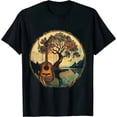 thumbnail image 1 of COMIO Acoustic Guitar Tree By The Lake Guitarist T-Shirt, 1 of 3
