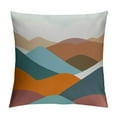 thumbnail image 1 of COMIO  Adventure Camper Kids Room Rainbow Sun Mountain Throw Pillow Cover,Abstract Nature Landscape Art Throw Pillow Case,Home Kids Room Nursery Decor,Kids Camper Adventurer Gifts, 1 of 5
