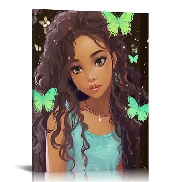 COMIO African American Wall Art Inspirational Canvas Print Wall Art