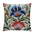 thumbnail image 1 of COMIO Akasia Gobelin Belgian Tapestry Machine Woven Pillow Covers 2-Pieces, 17x17 Inches Woven Cushion Cases for Home Decor with Elegant Design and Comfort (Turkish Tulip Tile), 1 of 5