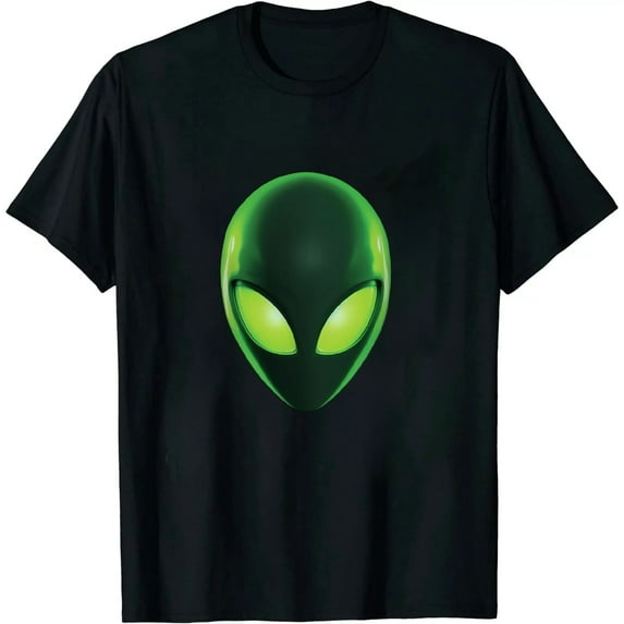 COMIO Alien Head T Shirt Colorful Alien Rave Tee T-Shirt