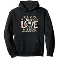 thumbnail image 1 of COMIO All You Need Is Love & A Bernese Mountain Dog Present Gift Pullover Hoodie, 1 of 3