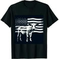 thumbnail image 1 of COMIO American Flag T-Shirt With Cow Vintage Look, 1 of 3