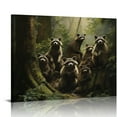 thumbnail image 1 of COMIO Animal Posters Funny Raccoon Pictures For Bedroom Wall Decor Canvas Art Prints PrintedUnframed, 1 of 4