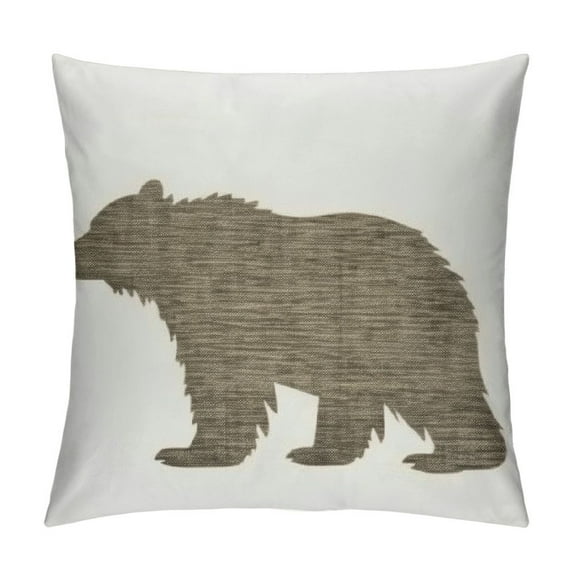 COMIO Animal Throw Pillow Covers Bear Pattren for Couch Cushions Covers
