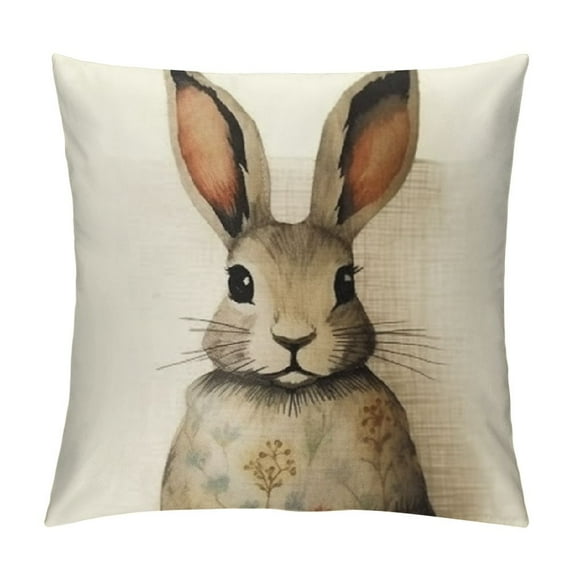 COMIO   Animal Watercolor Patern Pillow Covers Throw Covers Square Cushion Pillowcase Decorative Pillow Shams