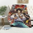 thumbnail image 1 of COMIO  Anime Characters Cartoon Blanket Flannel Blanket Ultra Soft Warm Cozy Plush Bed Blanket Lightweight Sofa Throw Blanket, 1 of 6