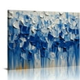 thumbnail image 1 of QZHH Art Prints, Enchanting Illusions, Blue Illusion Canvas Wall Art Print, Intriguing and Mesmerizing Artwork, Decor Canvas, abstract,Print, 1 of 5