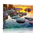 thumbnail image 1 of COMIO Award Winning Landscape Panoramic Art Print Poster: Lake Tahoe Sunset, 1 of 5