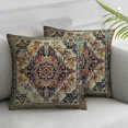 thumbnail image 1 of COMIO Aztec Terracotta Boho Throw Pillow Covers Vintage Persian Rust Retro Carpet Decorative Pillows Square Pillow Cases Farmhouse Accent Home Decor for Bedroom Couch Sofa Porch,2 pcs White, 1 of 6